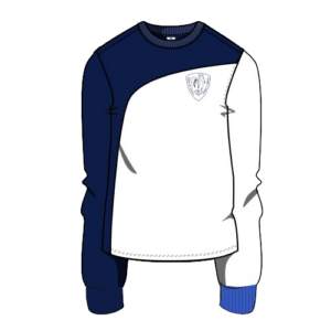 Chándal colegial blanco