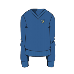 Sudadera azul colegial
